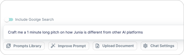 Start chatting With Junia