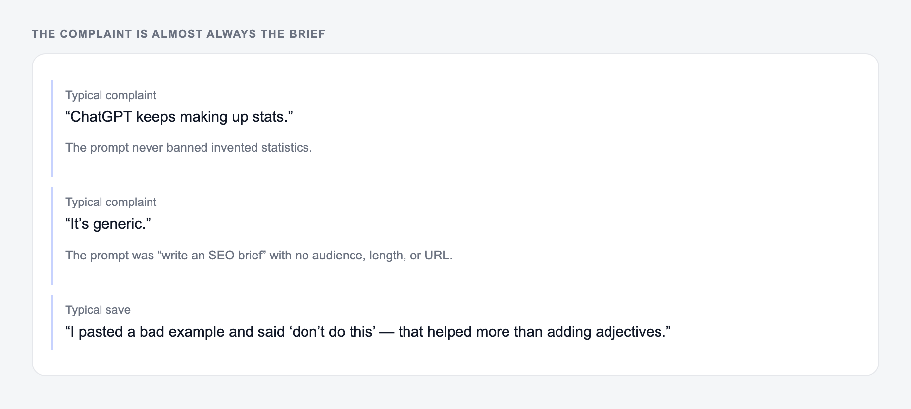 What people usually get stuck on with the ChatGPT Prompt Generator