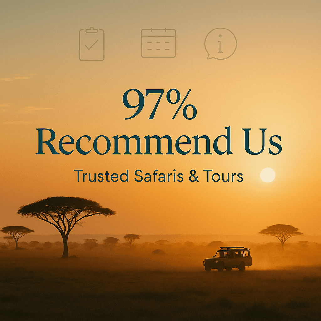 See why 97% of our travelers recommend us to their family and friends