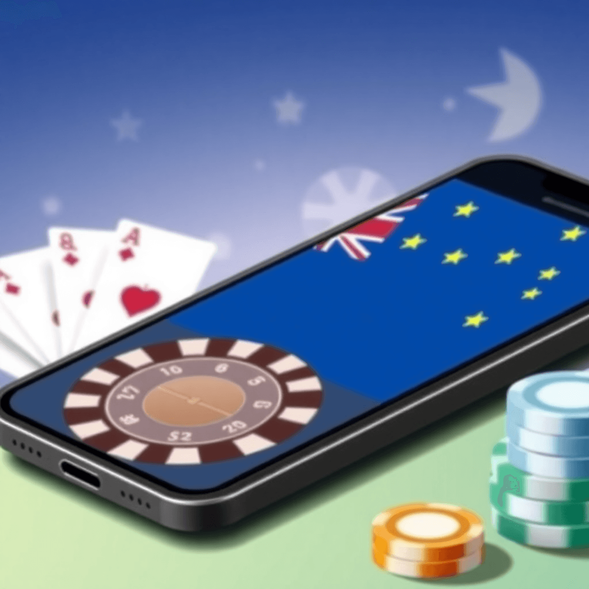 Rooli Casino mobile app interface showing game selection