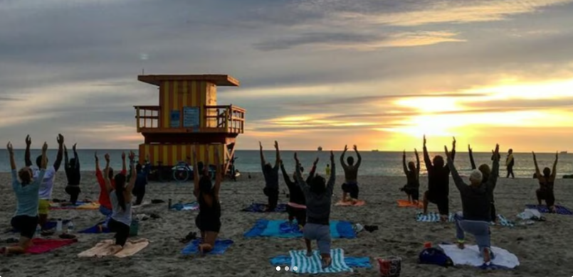 Beach Yoga Experience in South Beach