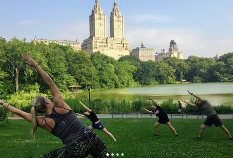 Central Park Yoga Walk