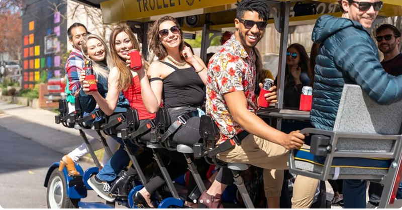 Private Trolley Pub Party Bike Tour