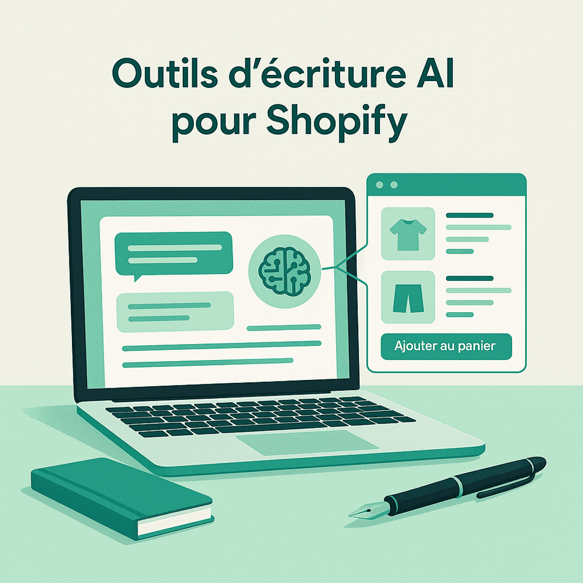 outil écriture IA Shopify