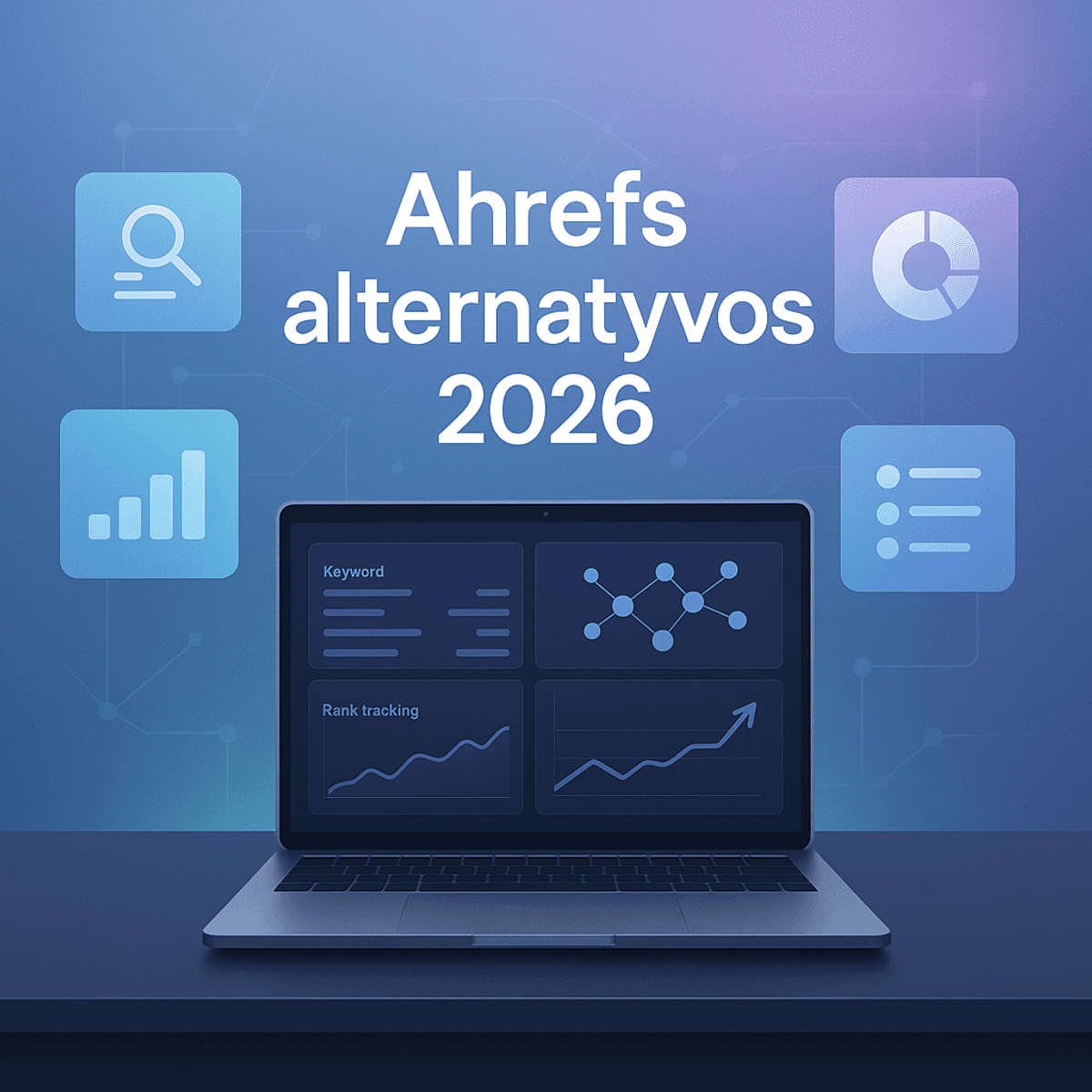 Ahrefs alternatyvos 2026