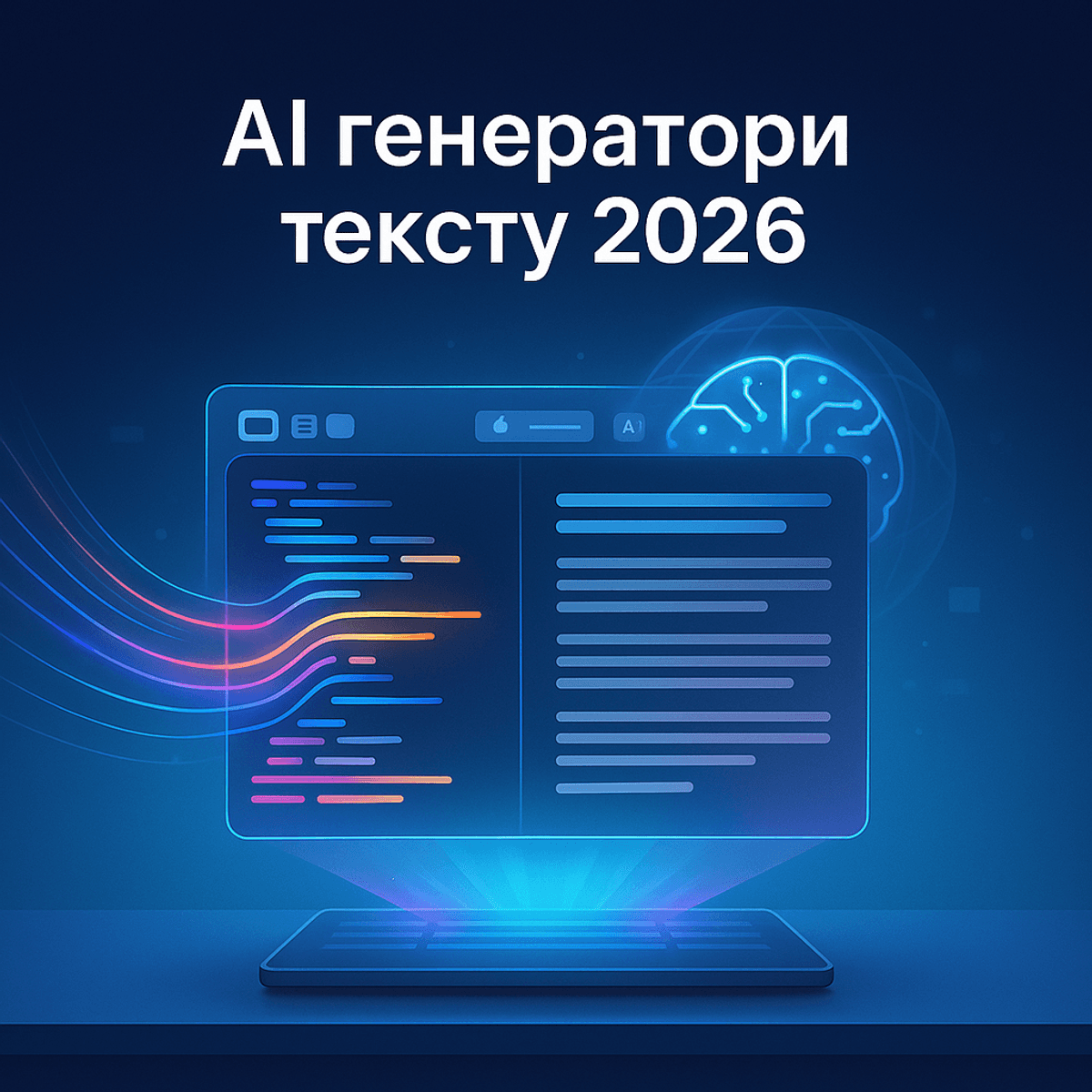 найкращі генератори тексту на основі штучного інтелекту 2026