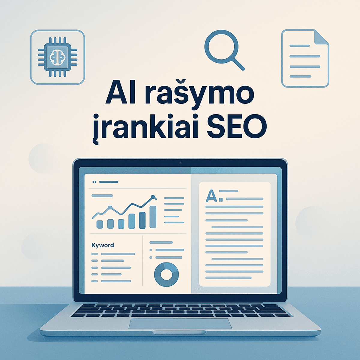 geriausi AI rašymo įrankiai SEO