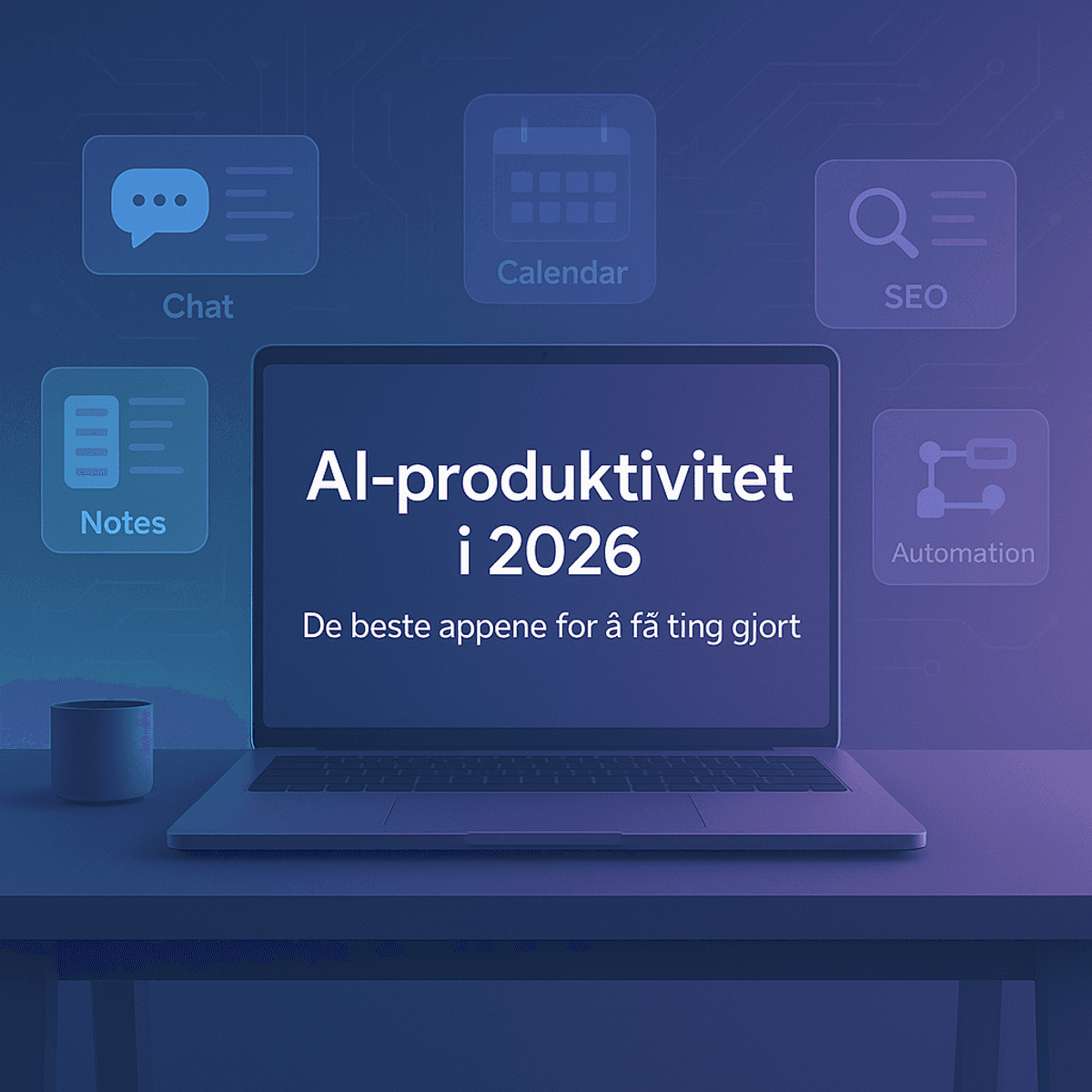 beste AI produktivitetsapper 2026