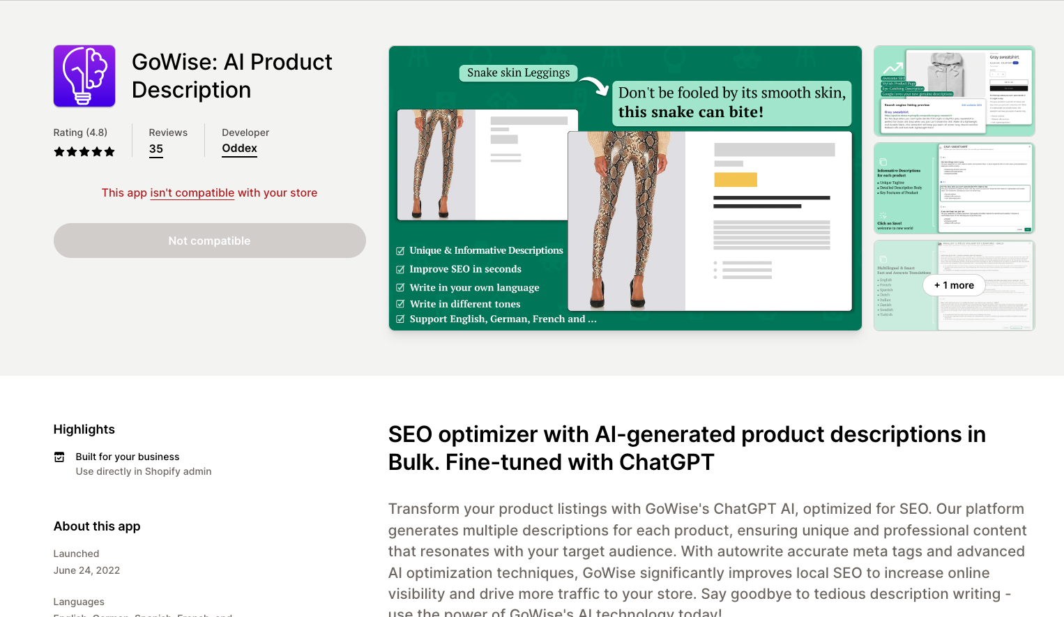 GoWise for Shopify SEO