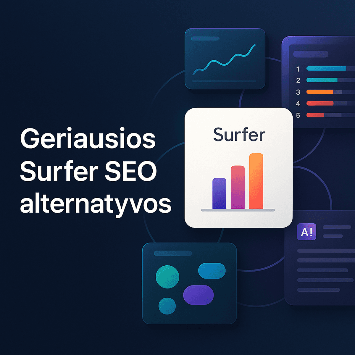 Surfer SEO alternatyvos