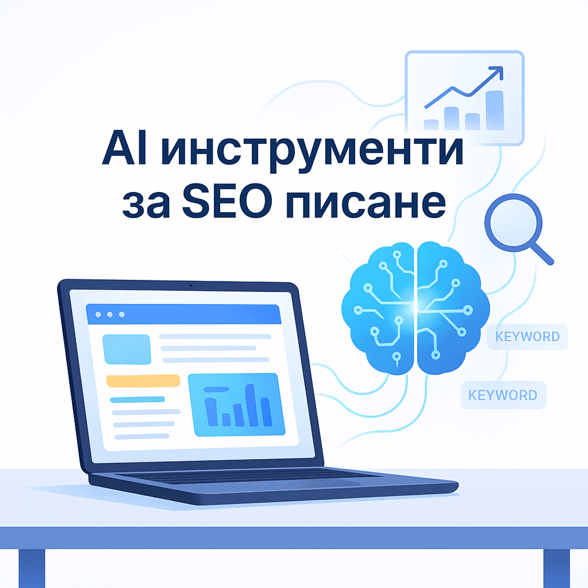 инструменти за писане с изкуствен интелект за SEO