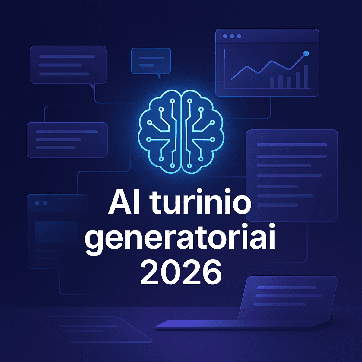 geriausi AI turinio generatoriai 2026