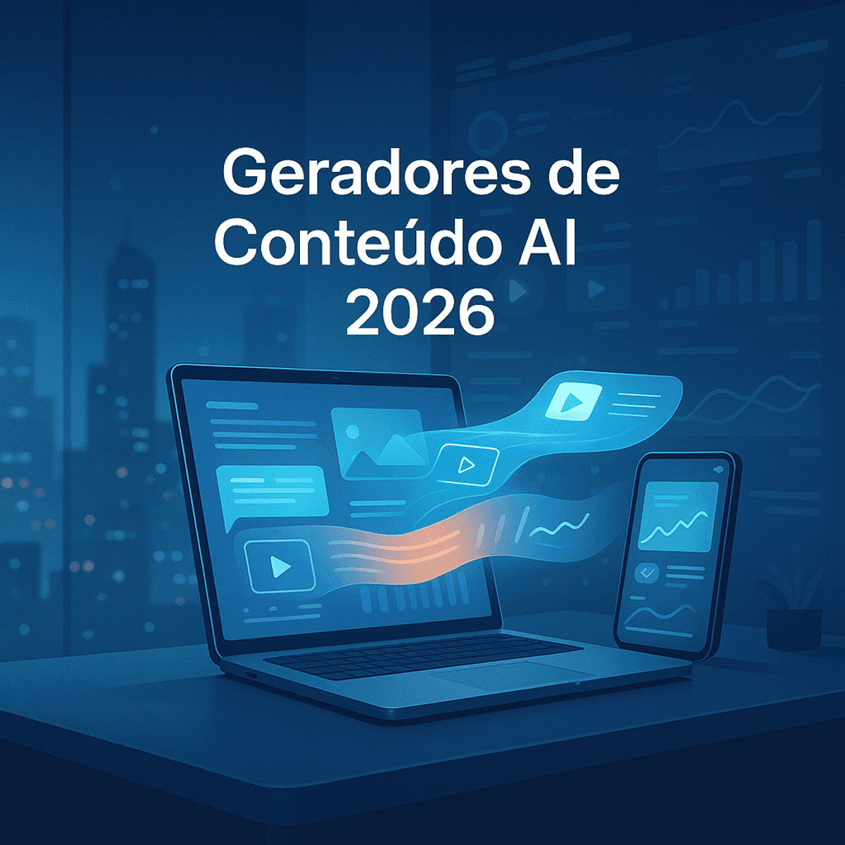 melhores geradores de conteúdo AI 2026