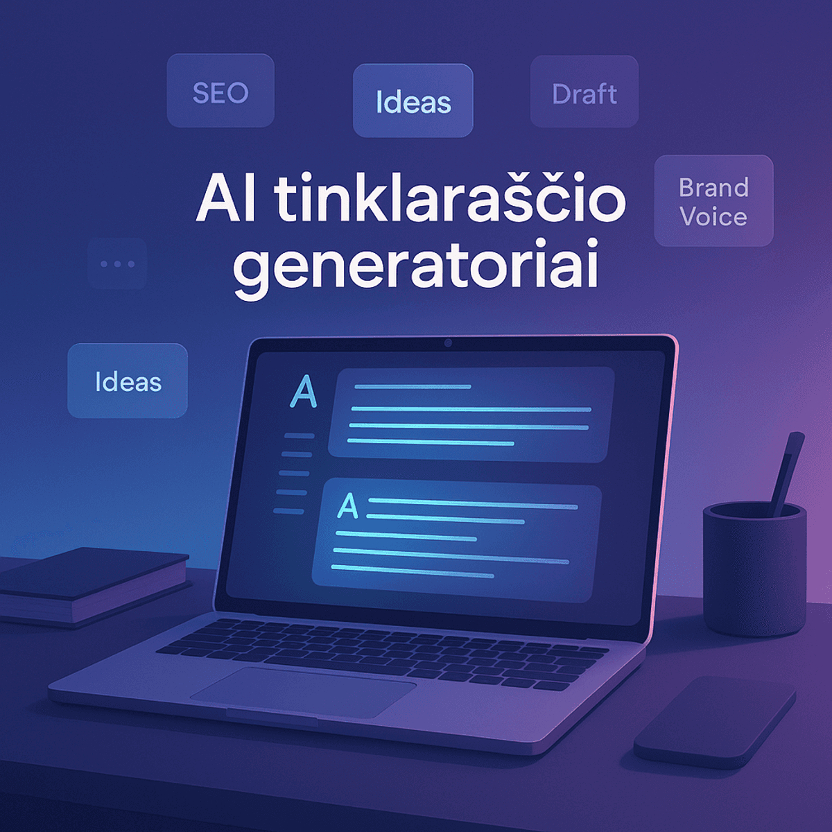 AI tinklaraščio generatorius