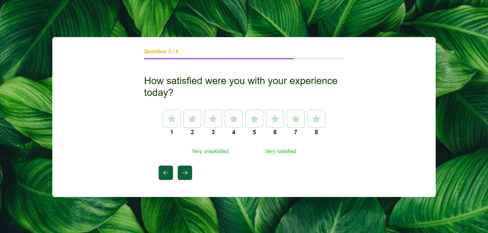 CSAT - customer experience survey