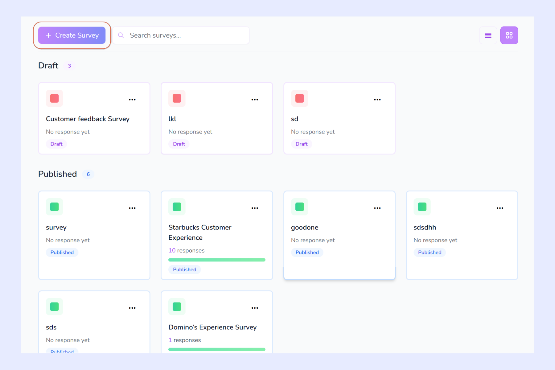 Surveybox-dashboard