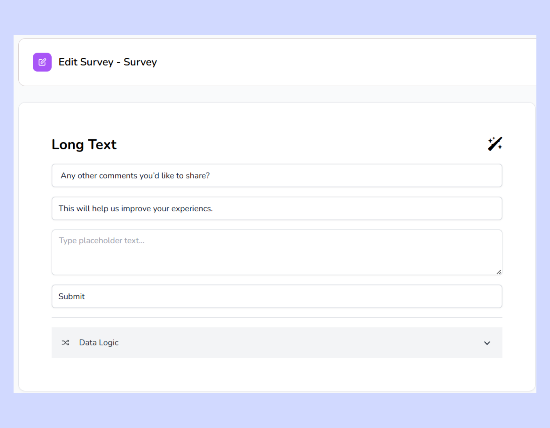 event-feedback-Long text