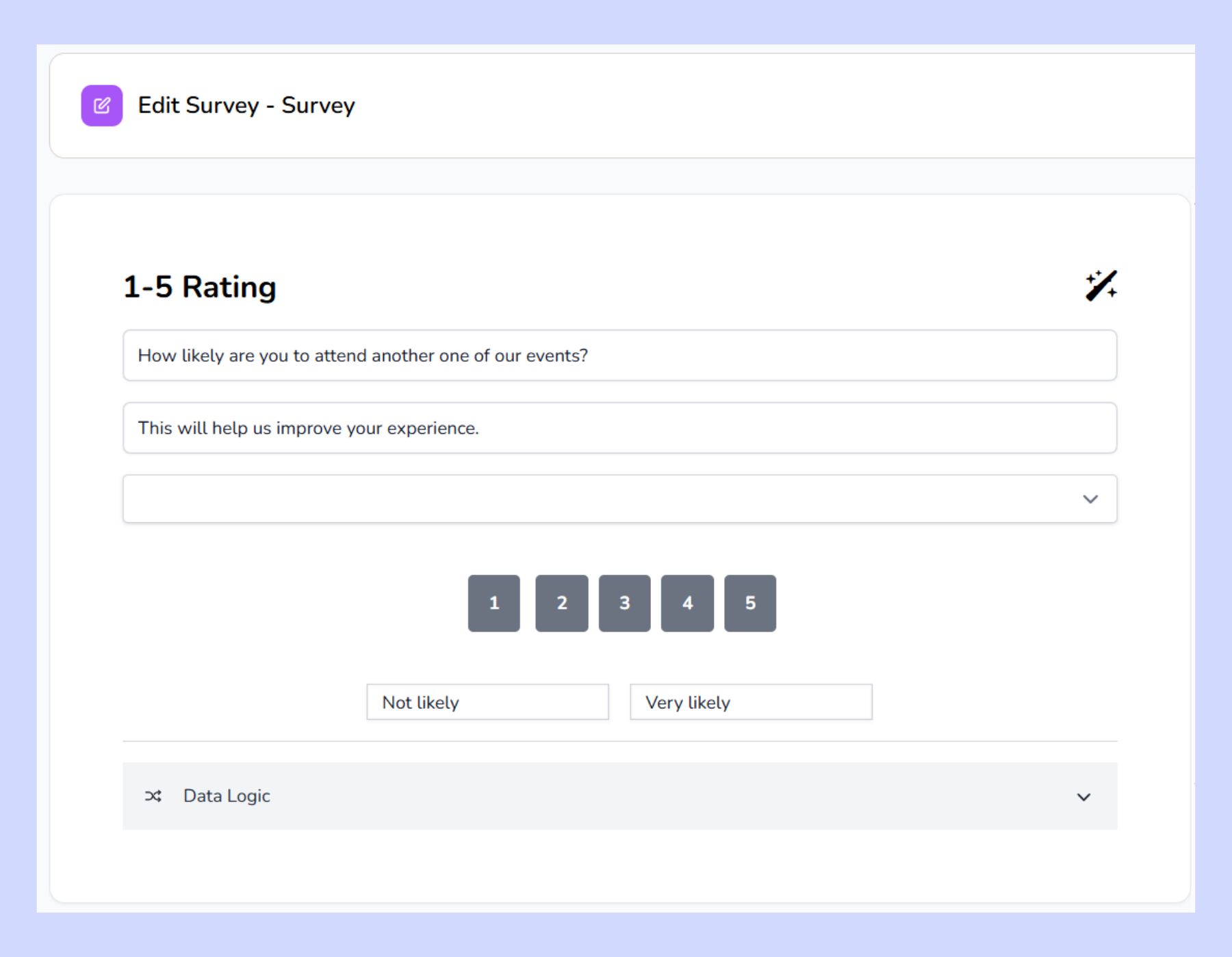 Rating Scale Survey