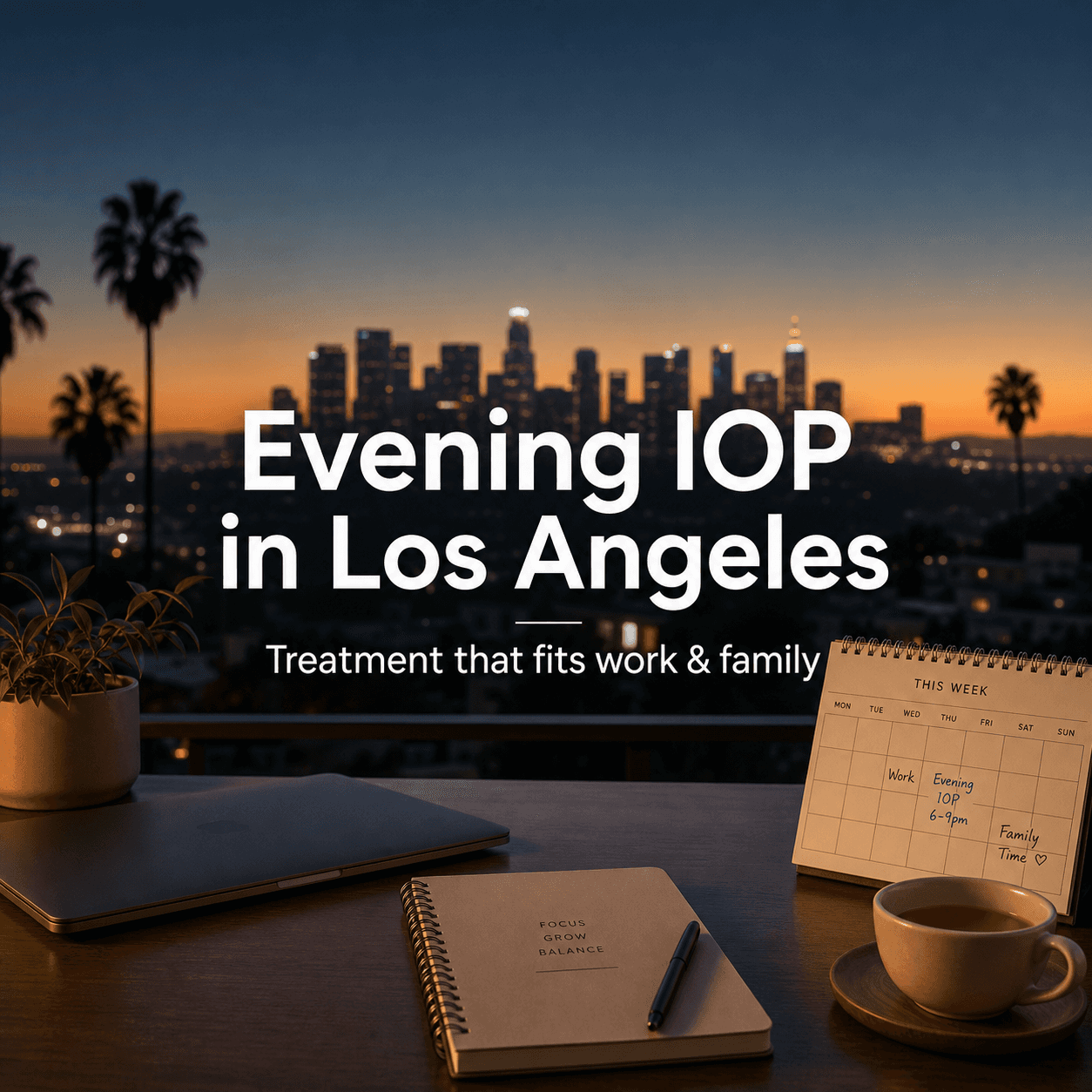 Evening IOP Los Angeles: Addiction Treatment That Fits Around Work and Family