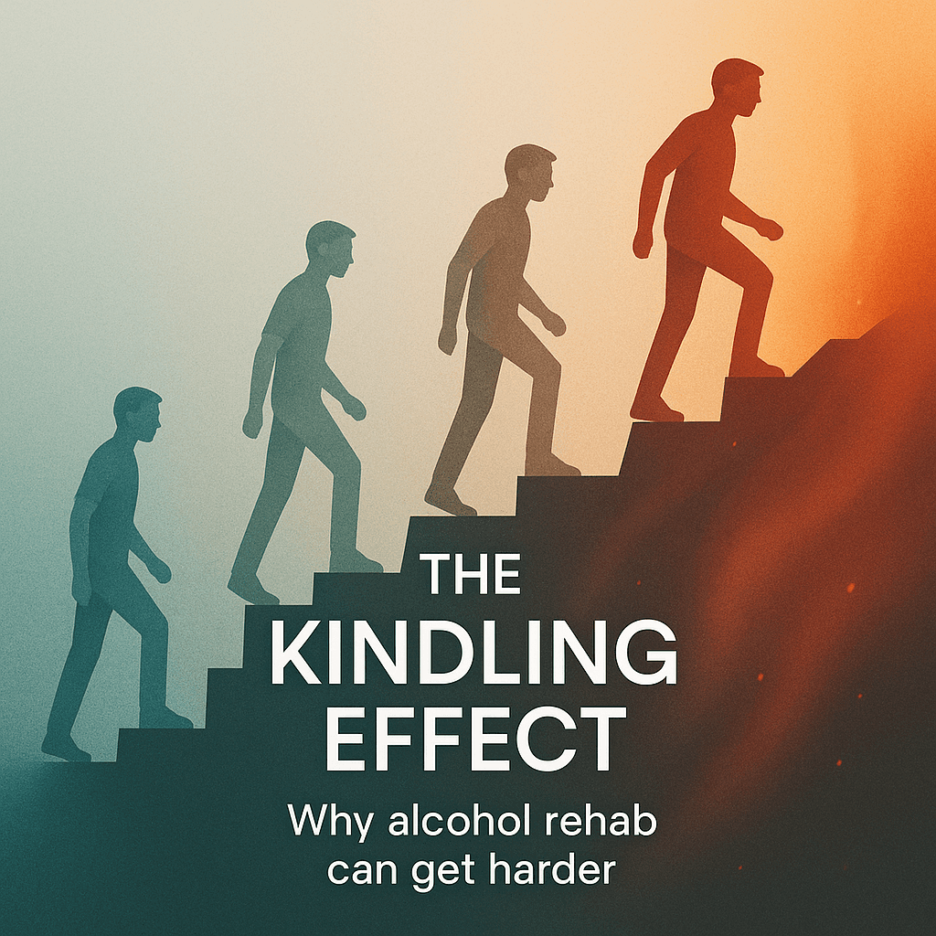 The Kindling Effect: Why Every Attempt at Men’s Alcohol Rehab Gets Harder