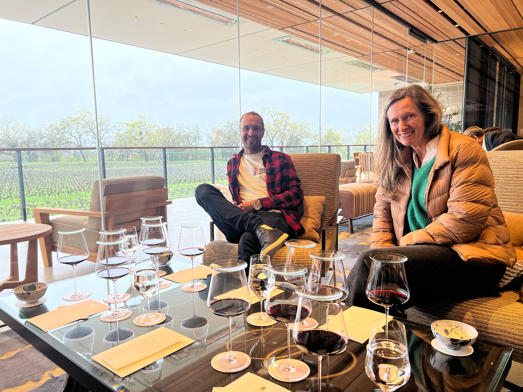 Wine Tasting at Opus One with curated chef tastings to go with each wine!