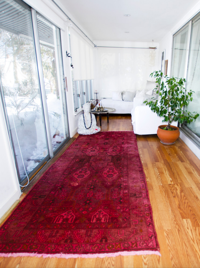 Greet guests with a burst of warmth and style with our handmade red long runner carpet. Its vibrant hue and intricate craftsmanship create a striking entrance, making every arrival a special occasion. Perfect for adding a touch of elegance and welcoming charm to your home