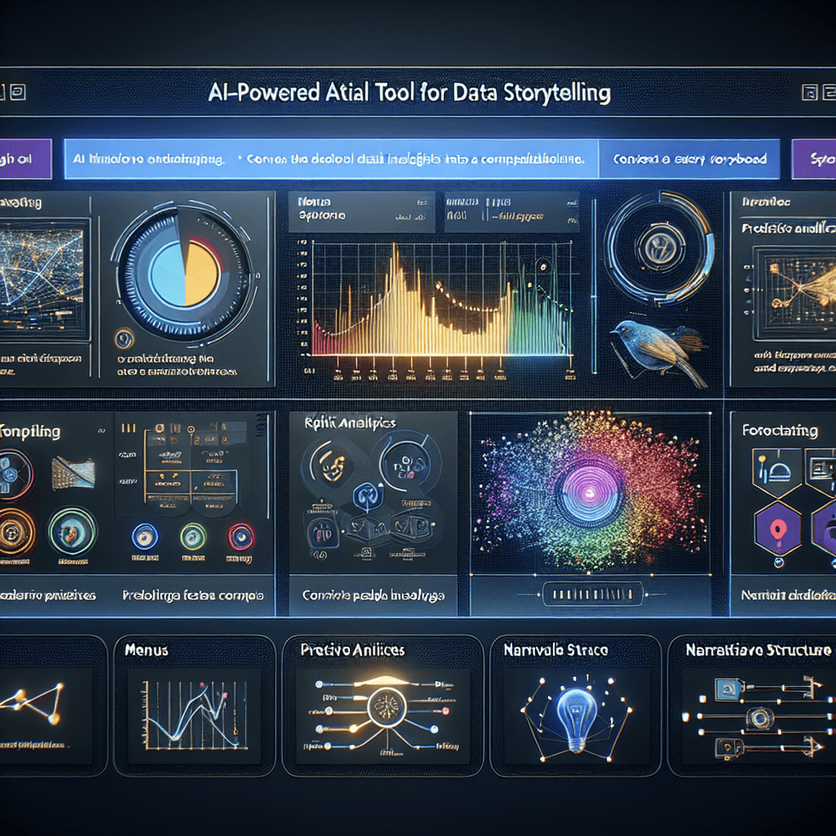 A digital art representation of a data visualization, featuring abstract geometric shapes and vibrant colors.
