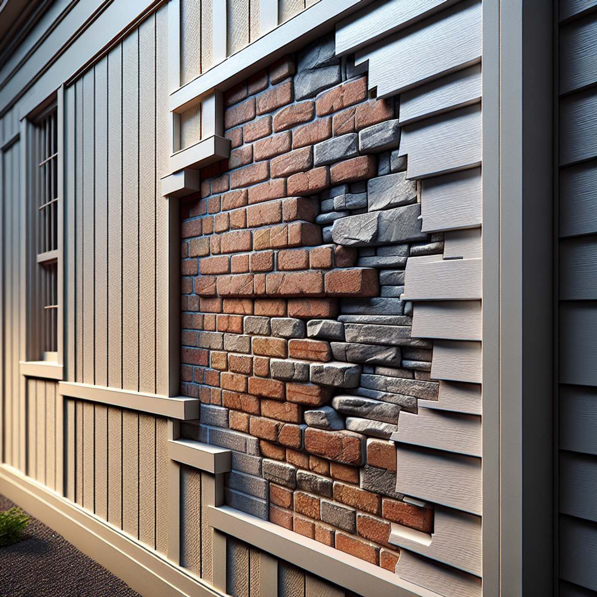 Brick Pattern Siding How to Put Siding Over Brick: 5 Easy Steps for a Stunning Upgrade ...