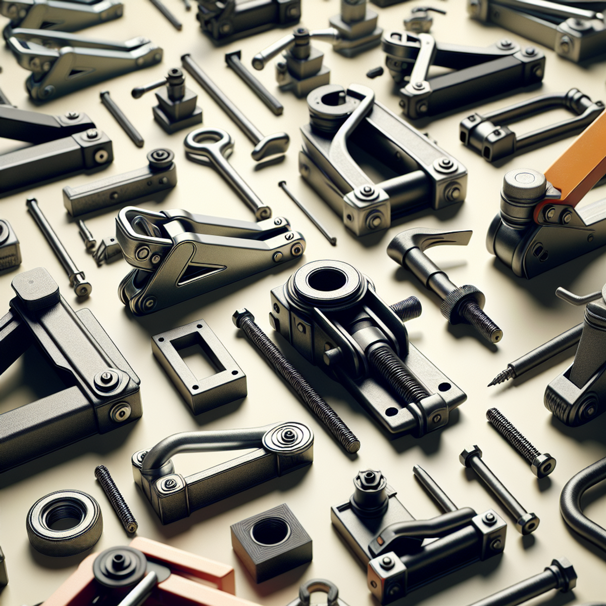 A close-up image of a variety of roof jacks with different designs and materials.