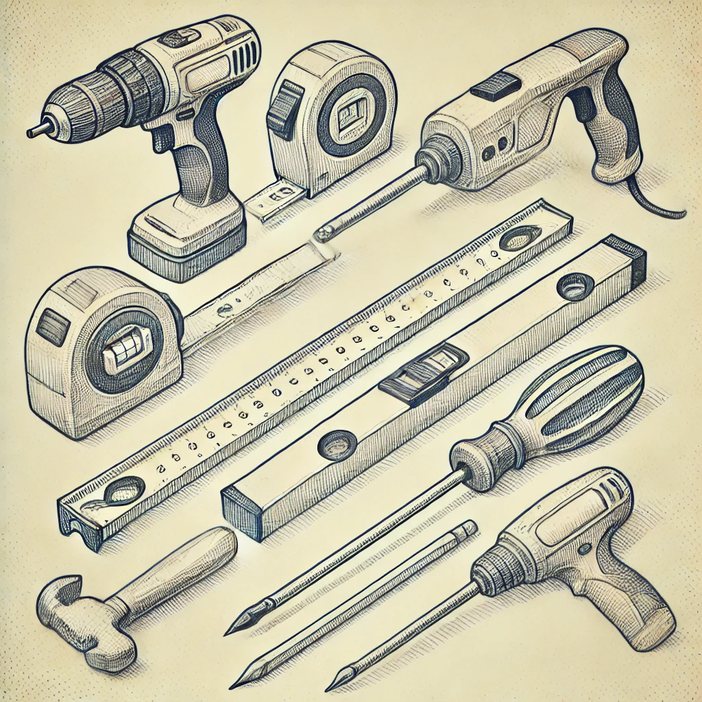 Outils pour installer des rideaux anti bruit
