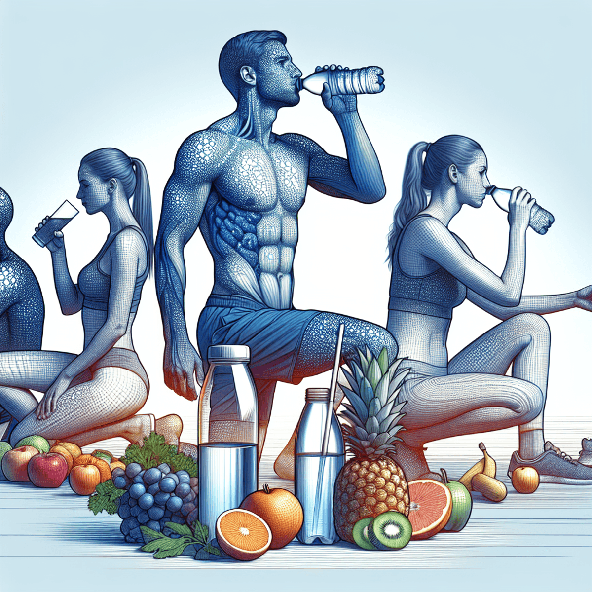 DAD RINOCAL Powder Curing Stones 2 A diverse group of individuals, including Caucasian and Hispanic people, are gathered in a sunny park setting. They are smiling and engaging in healthy activities: one person is pouring water from a large pitcher into cups, while another is slicing vibrant fruits and vegetables on a picnic blanket. A bowl filled with colorful produce like cucumbers, bell peppers, and berries sits prominently in front of them. In the background, others are seen enjoying refreshing drinks and sharing laughter, embodying a sense of community and well-being. The atmosphere radiates positivity, health, and the joy of maintaining a balanced lifestyle.