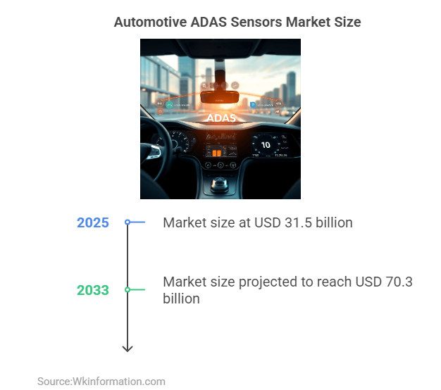 Automotive ADAS Sensors Market Size