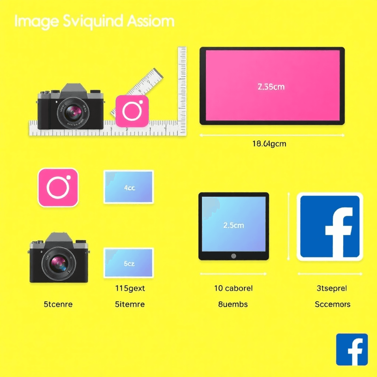 Master the Art Cropping 5 Pro Tips for Stunning Visuals A vibrant graphic displaying various image aspect ratios with symbols like a camera and ruler, labeled for platforms like Instagram and Facebook, set against a modern background.