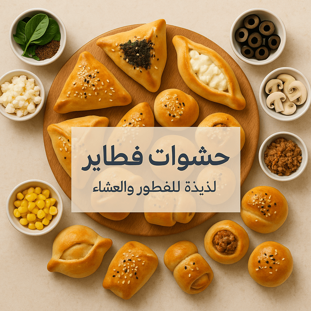 10 حشوات فطاير لذيذة للفطور والعشاء