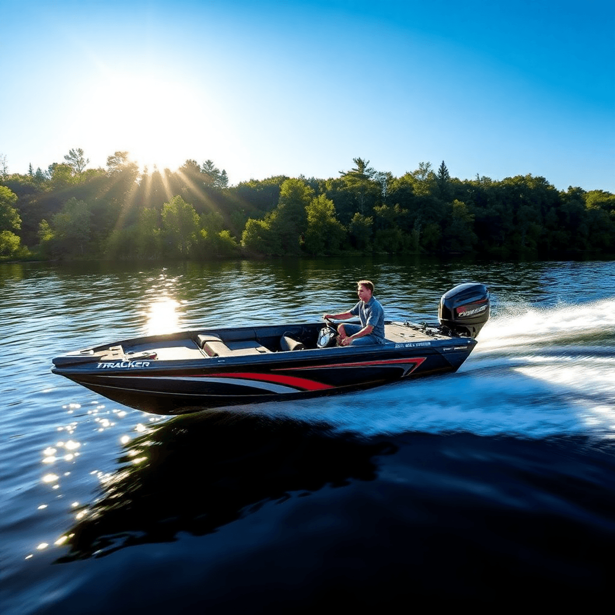 Tracker Pro Team 175 TXW Bass Fishing Boats