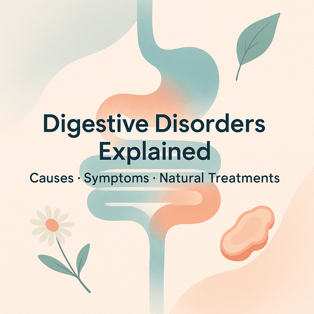 Digestive Disorders Explained: Causes, Symptoms & Natural Treatments Digestive Disorders Explained: Causes, Symptoms & Natural Treatments