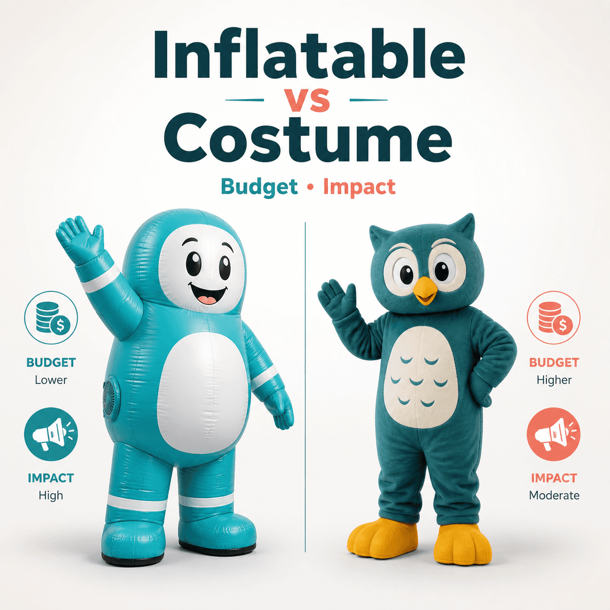 Inflatable Mascot vs Inflatable Costume