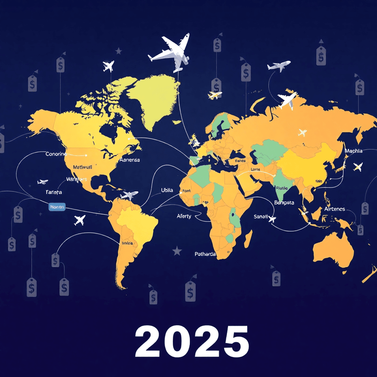 Blogging Tips, Blogger Life, Blog Writing, Content Creation, Digital Marketing, SEO for Bloggers, Blog Monetization, Blogging Platforms, Social Media for Bloggers, WordPress Tips, Blogger Resources, Blogging Community, Personal Branding, Blogging Success, Blog Design, Writing Inspiration, Blog Growth, Online Presence, Blogging Tools, Blog Strategy, Find more on SEO HOBBY EXPERT blogs, SEO HOBBY EXPERT, Blogger Backlink, Backlinks, SEO Expert, SEO Consultant World map with airplane icons connecting cities, rising price tags, and upward arrows symbolizing 2025 travel inflation.