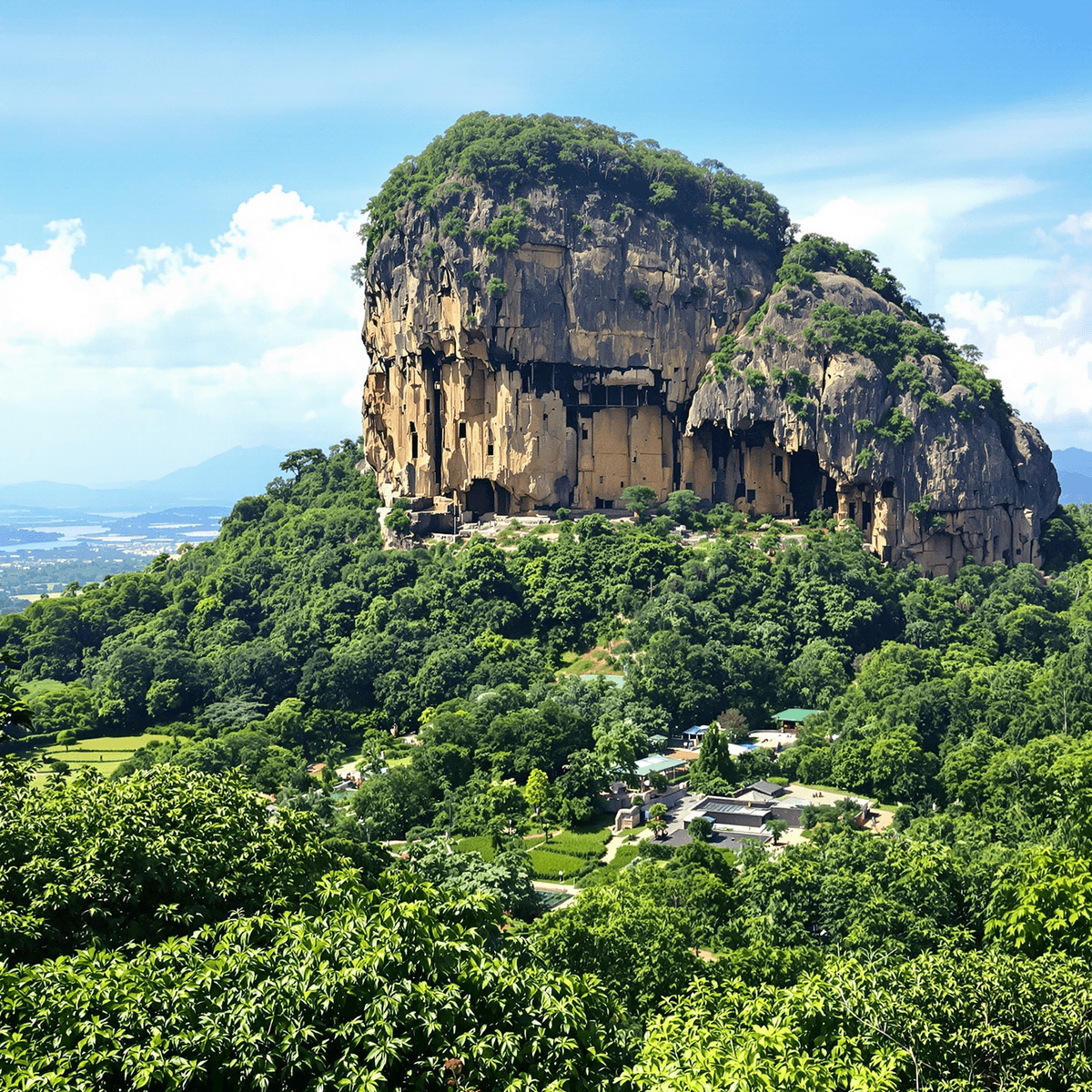 à¶´ැà·„ැදිà¶½ි à¶±ිà¶½් අහසක් යට බලකොà¶§ු නටබුà¶±් සහ ජල උද්යාà¶± සහිà¶ à¶±ිවර්à¶à¶± à·„à¶»ිචවර්ණයට à·ƒ්à¶®ානය à¶´ිà·„ිà¶§ි à·ƒීà¶œිà¶»ි à·ƒිංà·„ à¶´à¶»්à·€à¶à¶º.