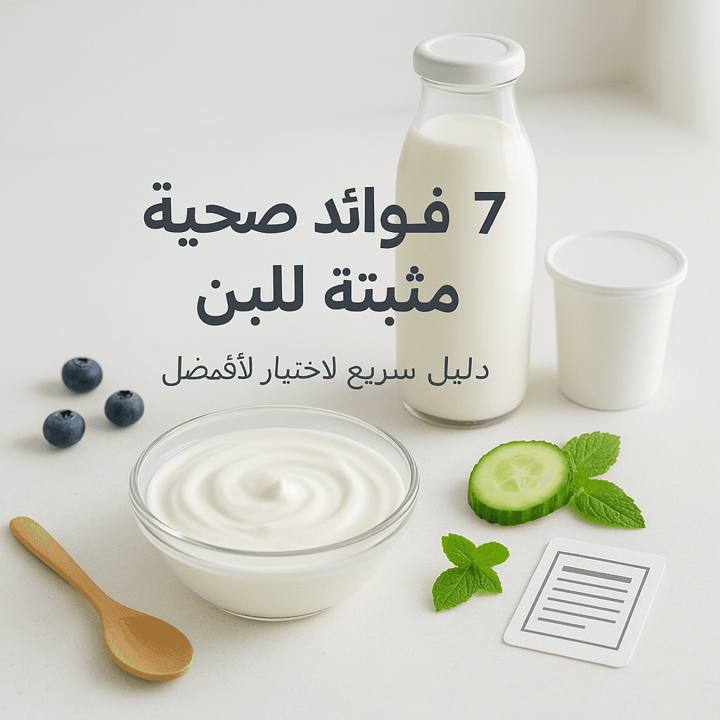7 فوائد صحية مثبتة لللبن