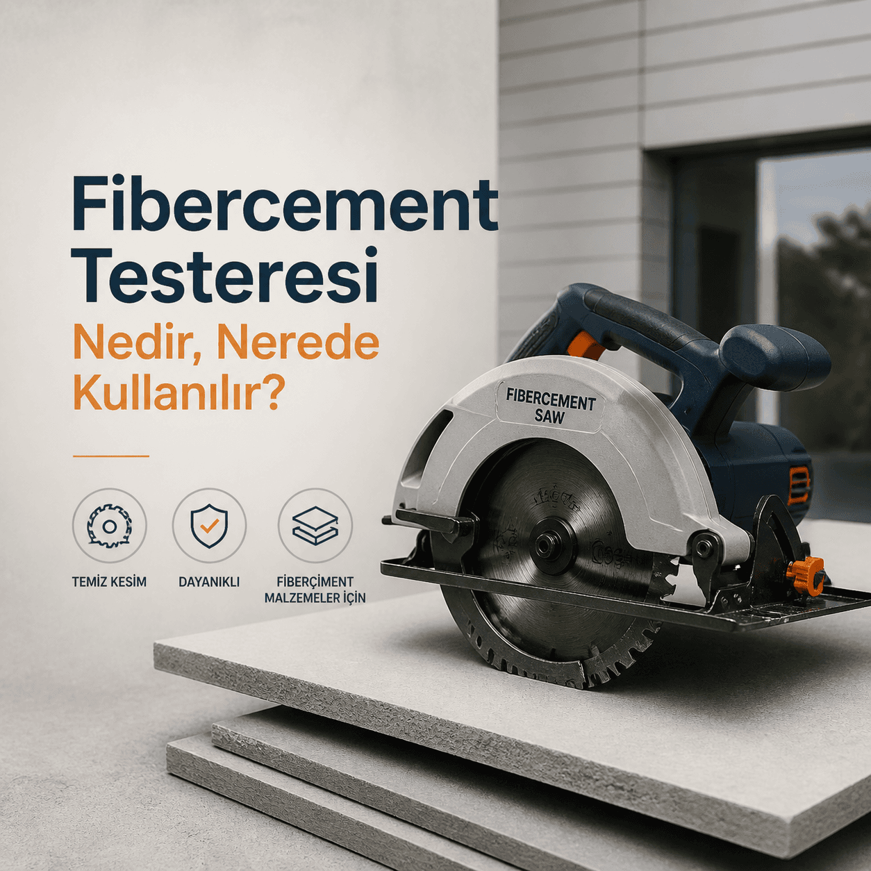 Fibercement Testeresi Nedir, Nerede Kullanılır?