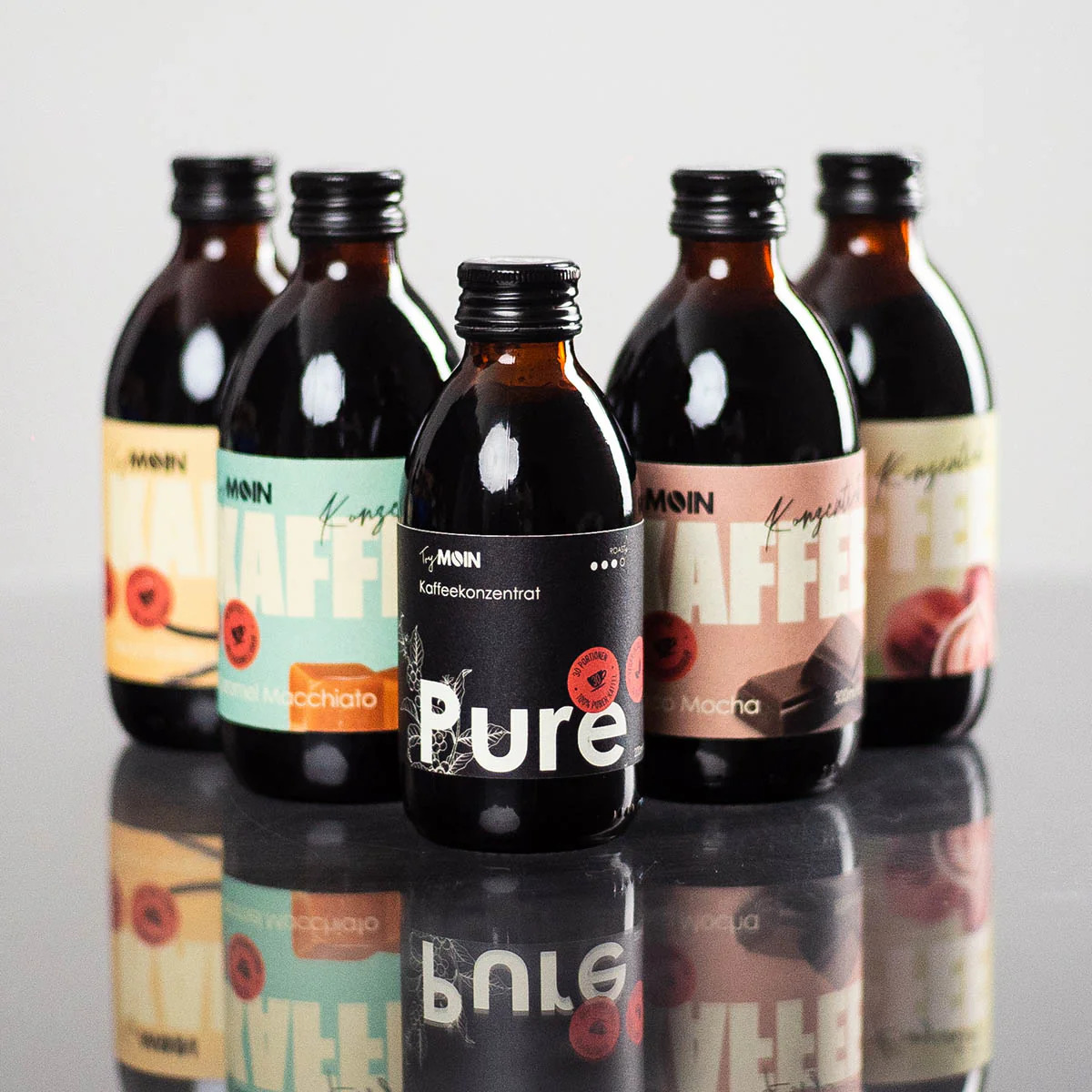 Entdecke die Vielfalt von TryMoin Coffee. Welche Sorte ist dein Favorit?