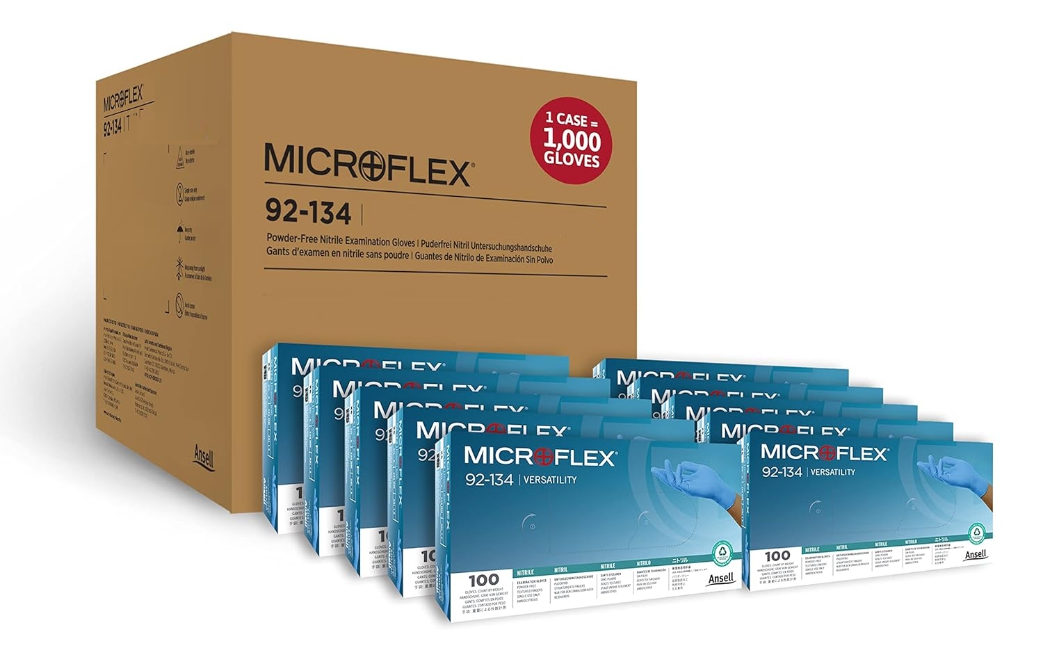 Save big on Microflex Versatility nitrile gloves by the case