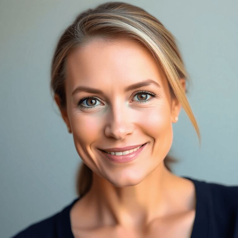 Genuine expression in professional headshots