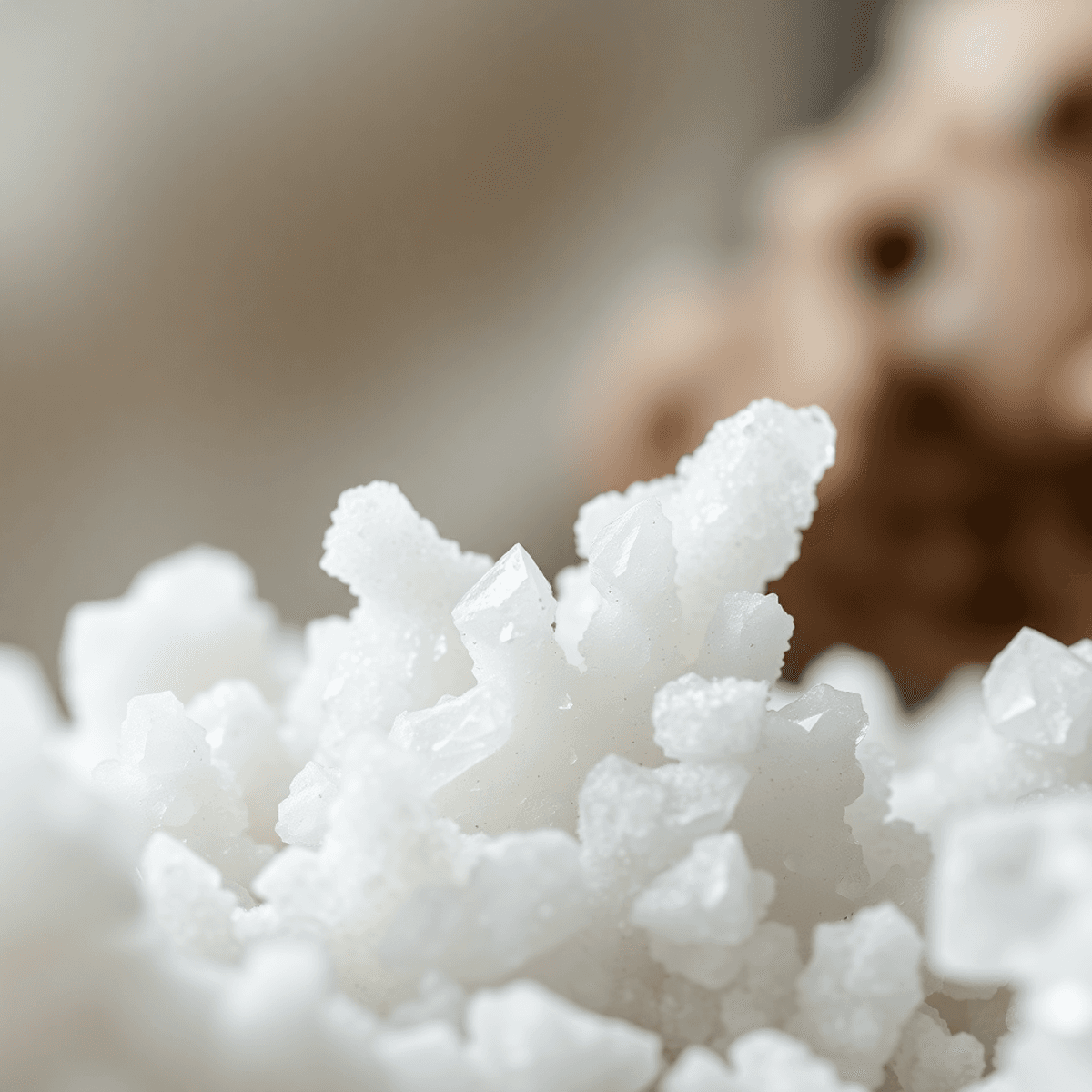 Top 10 moisture absorbing material for storing my lenses Close-up of zeolite crystals with a soft focus background, featuring water droplets to highlight moisture absorption and their use in camera storage.