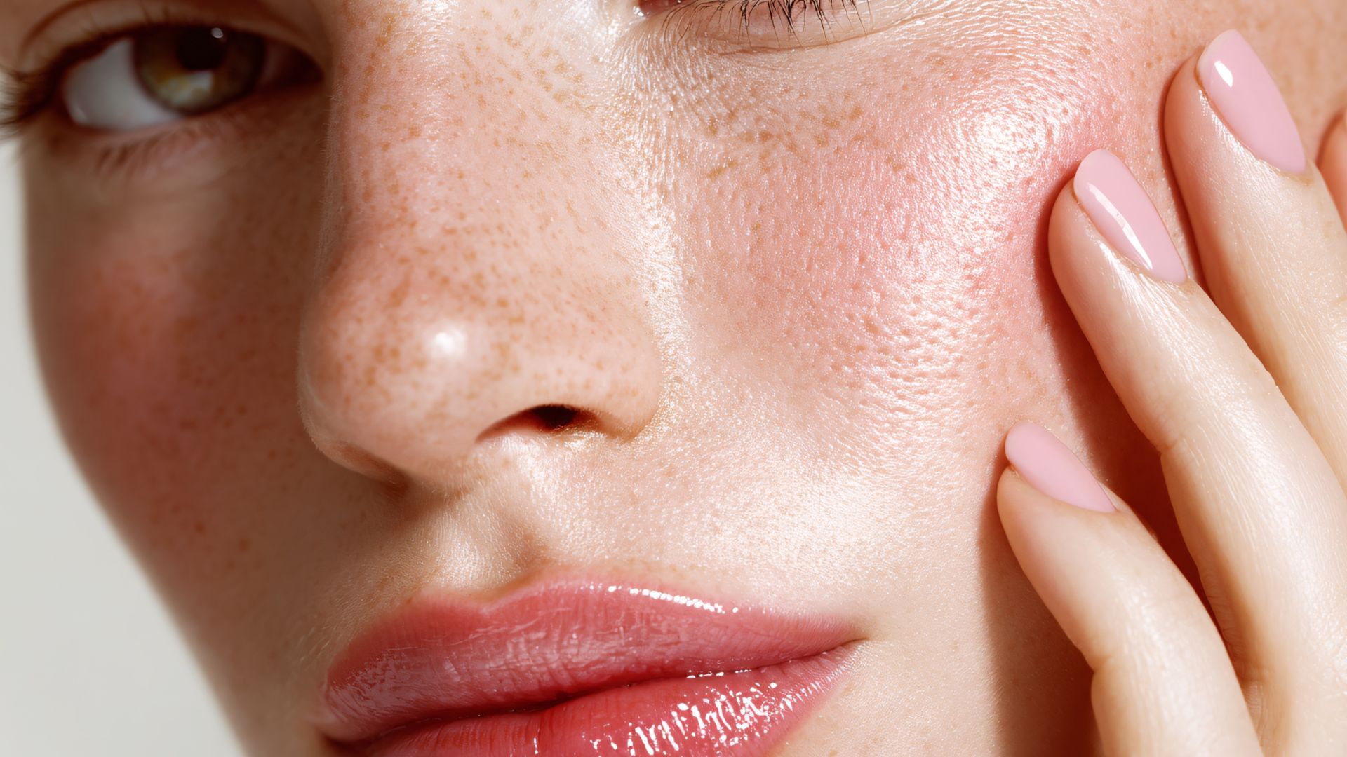 femme qui fait sa skincare après son sommeil