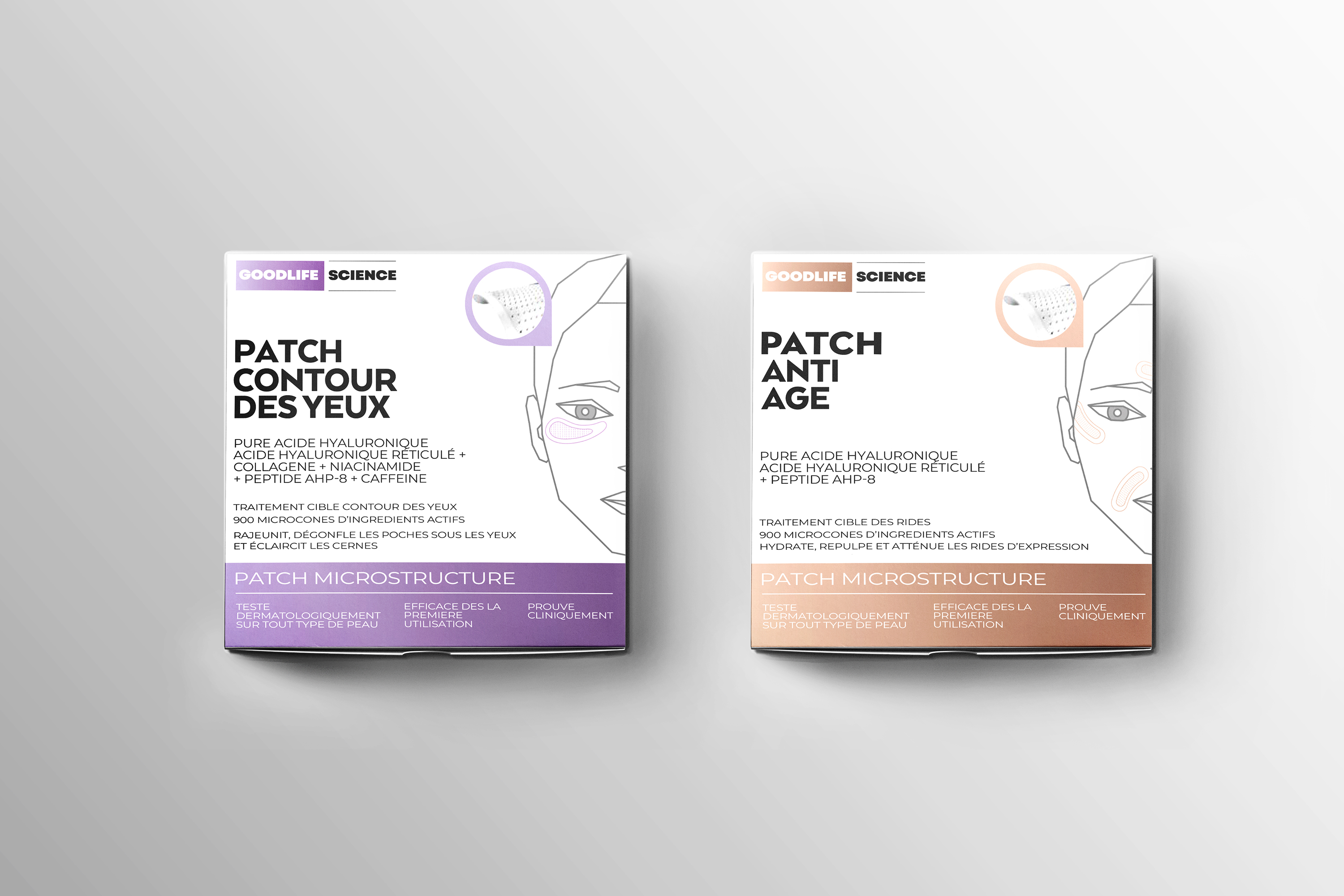 patch à micro-aiguilles kosmopellis