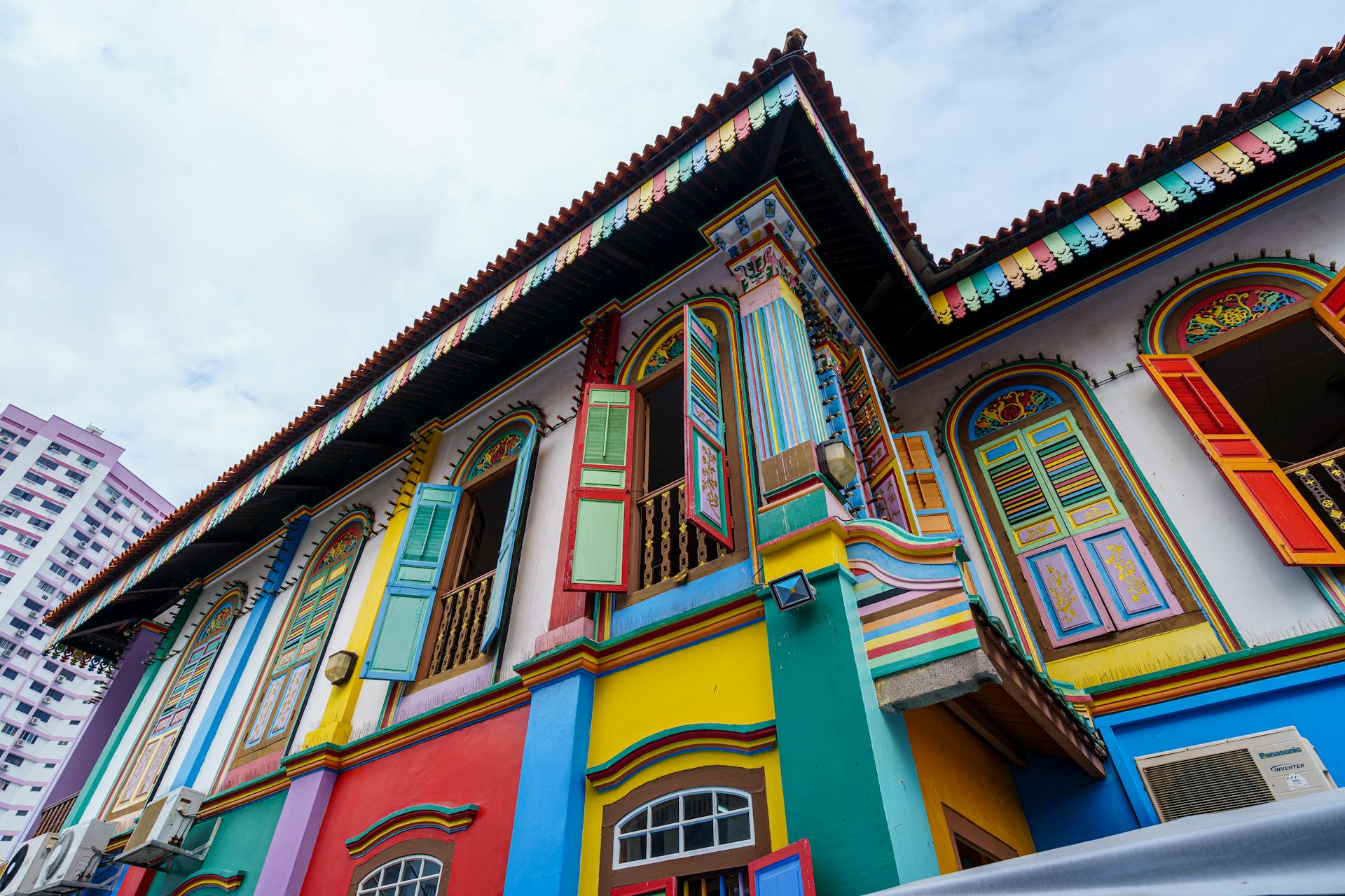The vibrant colors of Singapore's Little India district