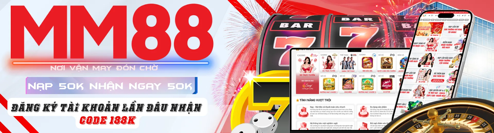code MM88 nhận 50k