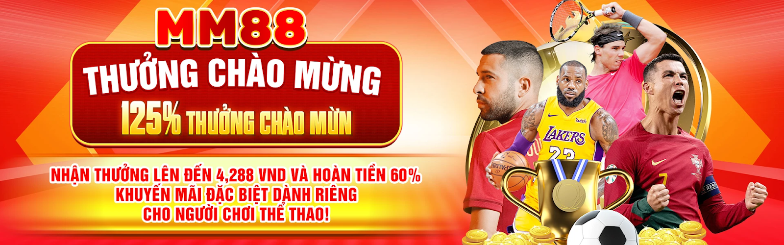 MM88 thưởng chào mừng lên tới 125%